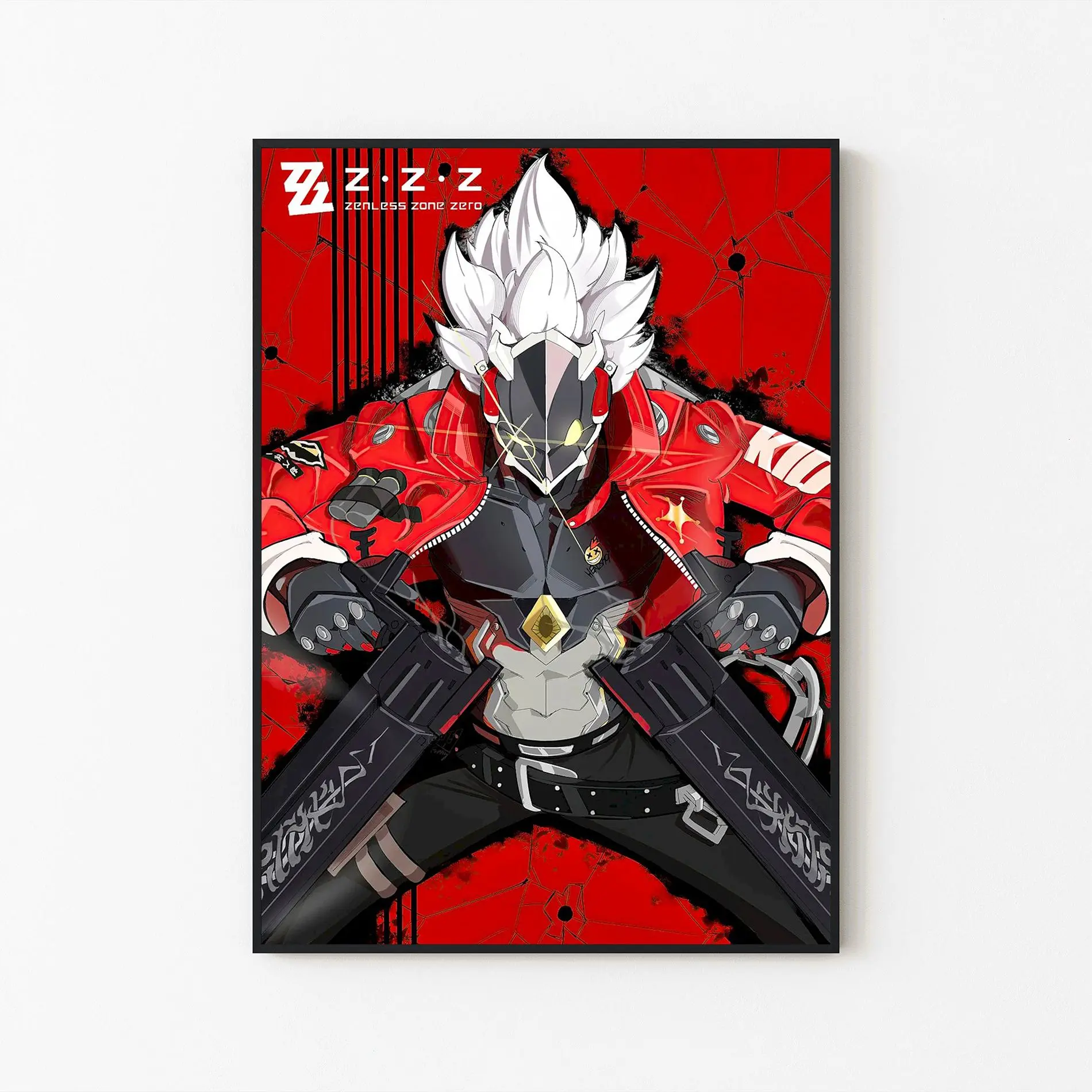 [New Gaming Decor - Sale Up To 40%] [Unframe] Zenless Zone Zero Character Illustration Poster, Anime Action RPG Wall Art, Stylish Urban Fantasy Artwork, Gamer Room Decor, Fan Gift