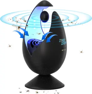 ZingZap Mosquito Magnet Trap with Double-Bait, 2X More Effective Lures and Catches Mosquitoes & Gnats, Mosquito Trap, Dusk/Dawn Smart Auto-Switch, Non-Toxic and Safe