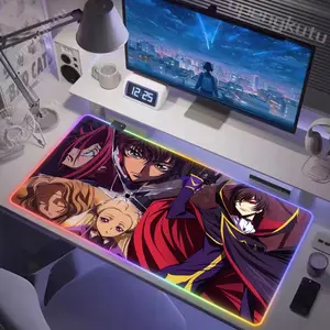 Code Geass Mouse Pad Anti-slip rubber base, high-definition mouse pad suitable for PCs, computers, and workspaces - an ideal gift for gamers and anime fans - a sturdy and durable work or play mat for tech enthusiasts Anime Mousepad.
