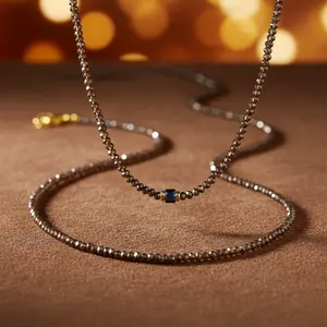 Desert Dusk Necklace Bead-Gold LM