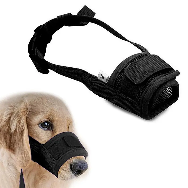 Adjustable Anti-Barking Dog Muzzle – Nylon Straps