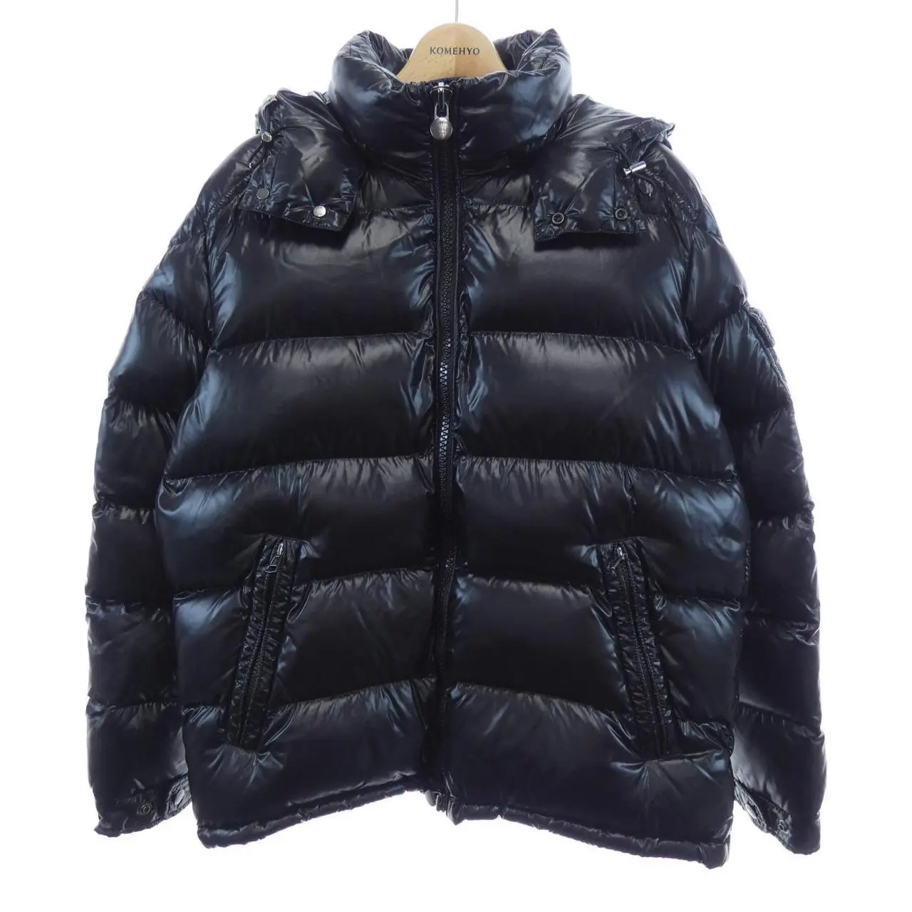 Pre-owned MONCLER Nylon Small Leather Goods MAYA Down Jacket