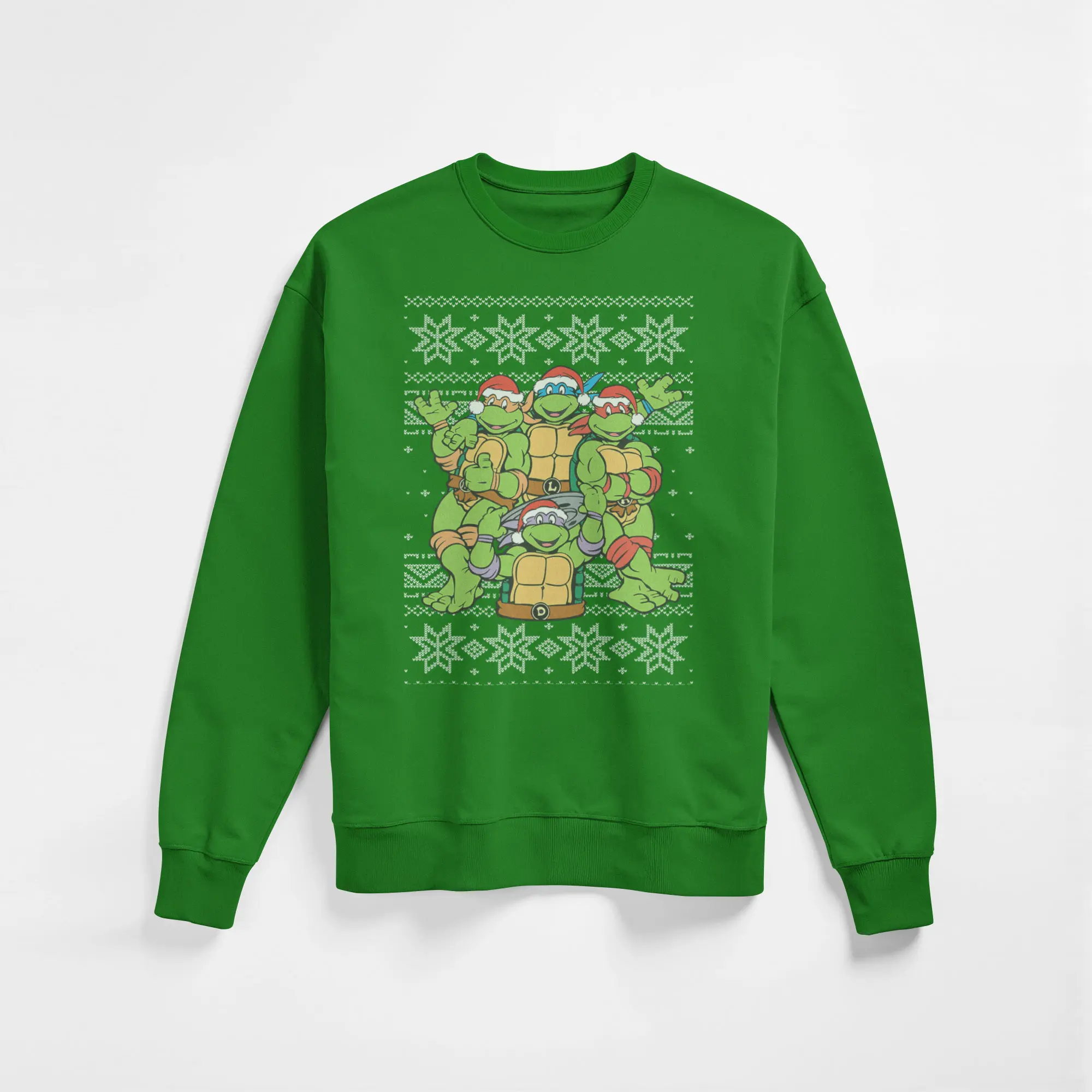 Men's Teenage Mutant Ninja Turtles Ugly Christmas Sweater Sweatshirt
