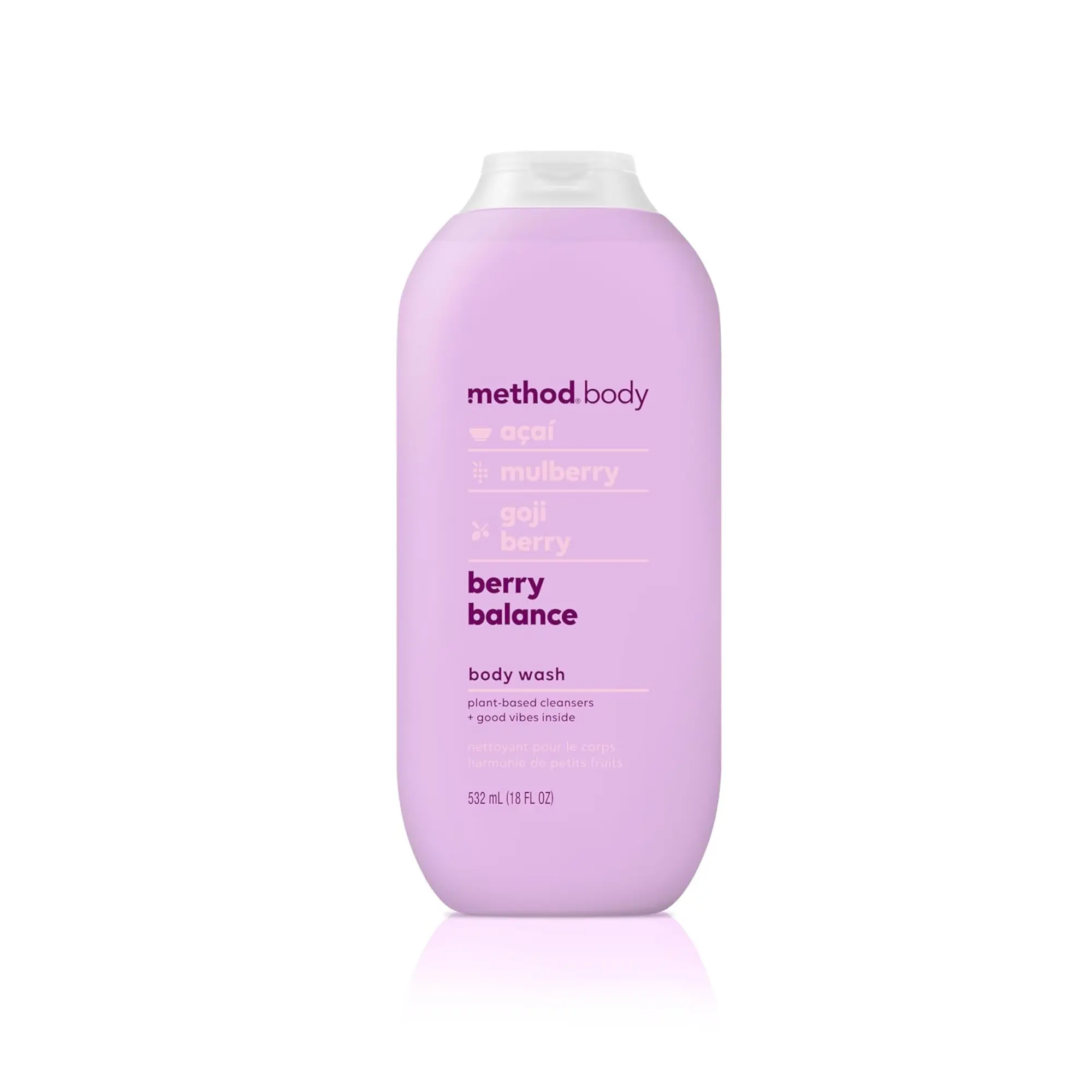 Method Body Wash, Berry Balance, Paraben and Phthalate Free, 18 oz, pc