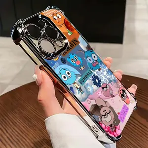 Phone Case - A Phone Case Featuring The Amazing World of Gumball, Compatible with for iphone Models 17, 16E, 16, 15, 14, 13, 12, 11, Pro, Max, Air, X, XR, XSMAX, 8, And 7 Plus, Designed to Be Transparent And Soft to Prevent Falls