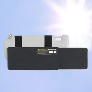 Sun Visor Sunshade, FULLONG Car Side Window Sun Visor Extender Windshield Sunshade, Protects from UV Rays, 1 Piece (Black)