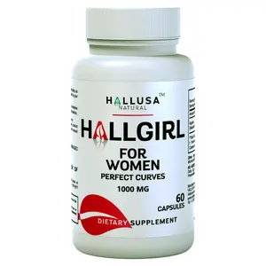 Hallgirl Aguaje for women 1000 MG - Supplement Dietary Fruit Aguaje for 60 Capsules - HALLUSA NATURAL