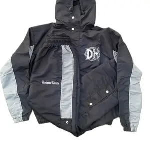 DstnctKlub Black ‘DK’ Windbreaker Set