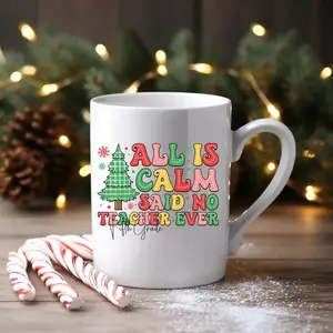 Personalized Christmas Coffee Mugs | Custom Holiday Cup Gift | Festive Christmas Coffee Mugs | Joyful Christmas Coffee Mugs |Teacher Gifts