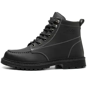 Steel Toe Work Boots for Men Women Lightweight Leather Safety Shoes Water Resistant Work Sneakers Welding Boots