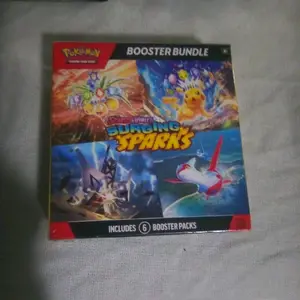 Pokémon Trading Card Game Booster Bundle - Includes 6 Booster Packs Featuring Surging Sparks Theme