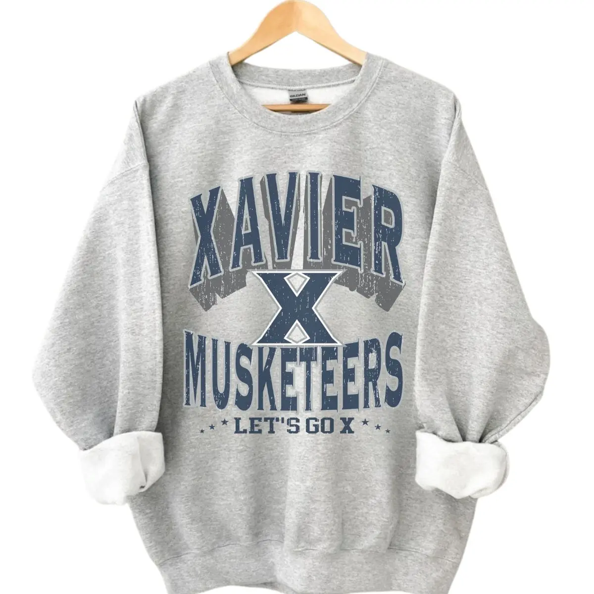 Xavier Musketeers Football Sweatshirt, Xavier Musketeers Classic Football Sport Sweatshirt, Gift For Football Fans