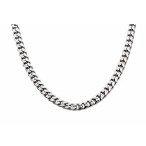 8mm Cuban Link Chain Necklace – Stainless Steel | Bold Minimal Statement