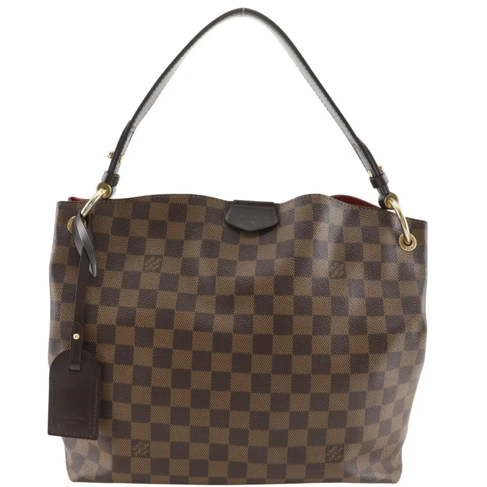 Pre-owned Louis Vuitton Canvas Shoulder Bags Graceful PM Damier Shoulder Bag