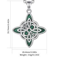 Style 1 Witch Knot Green Malachite