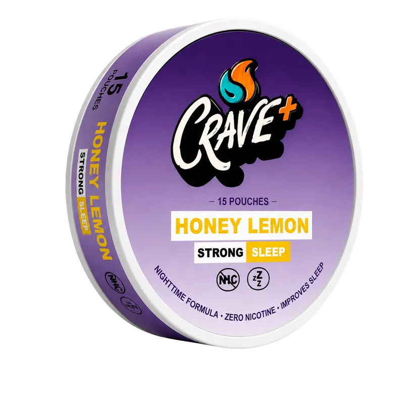 CRAVE Sleep Pouches - Honey Lemon - 15 Count - Caffeine & Nicotine-Free