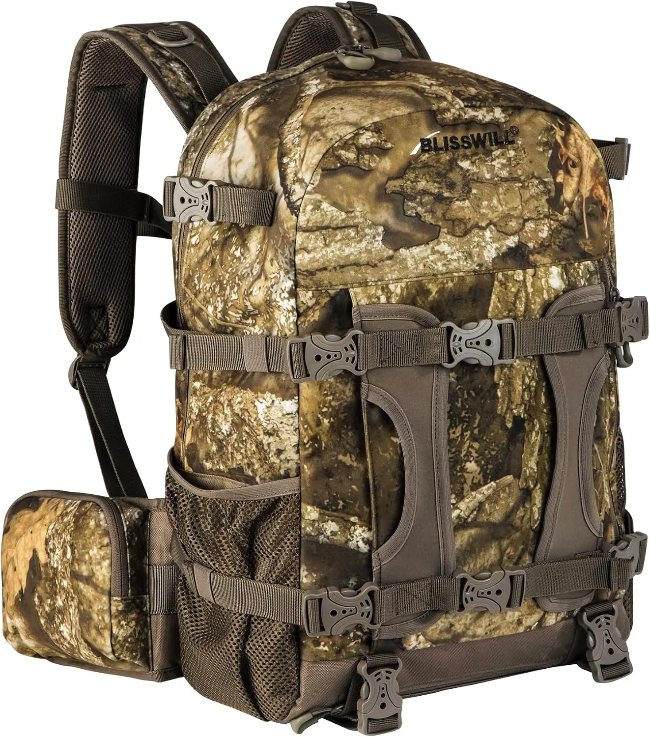Hunting Backpack for men Silent Fabric Rifle Bow Carry System Hunting Gear