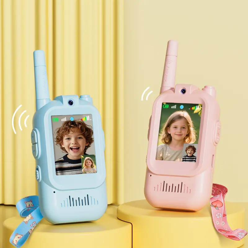 Party Kids Video Talk & Video Radios – 2 Pack Long-Range Toys with Camera, Fun Colorful Audio Gifts for 3–12 Year Olds, Perfect for Party Favors & Holiday Presents Kids Party Gift Video Talk & Video Radios Set