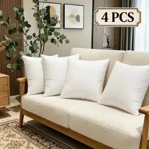 [SET OF 4] Premium Square Pillow Inserts - 18x18  Hotel Quality Decorative Throw Pillow Form, Ultra Soft & Fluffy Stuffer for Couch, Bed & Sofa Home Decor 2026