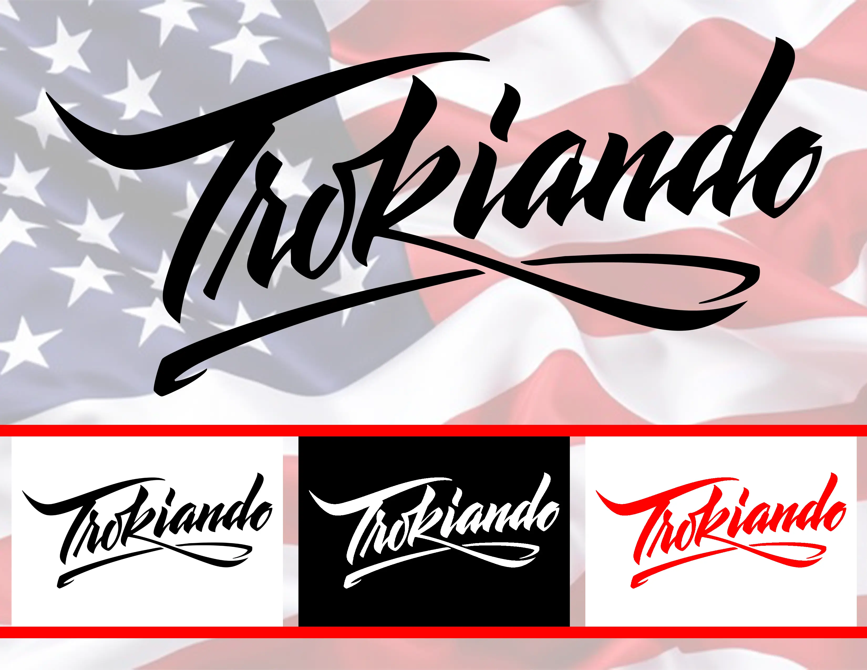 Trokiando 8inch Bold Statement Vinyl Decal Weatherproof UV Resistant Solid Color Easy Peel Stick for Vehicles & Gear Lockers
