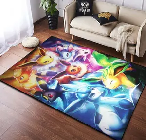 Lovely Eevee Evolve Pokemon Rug Home Decor
