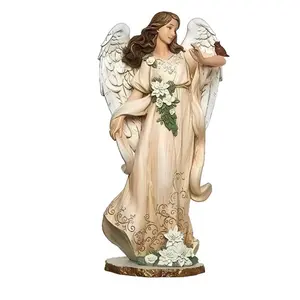 Angels Christmas Rose With Cardinals Roman