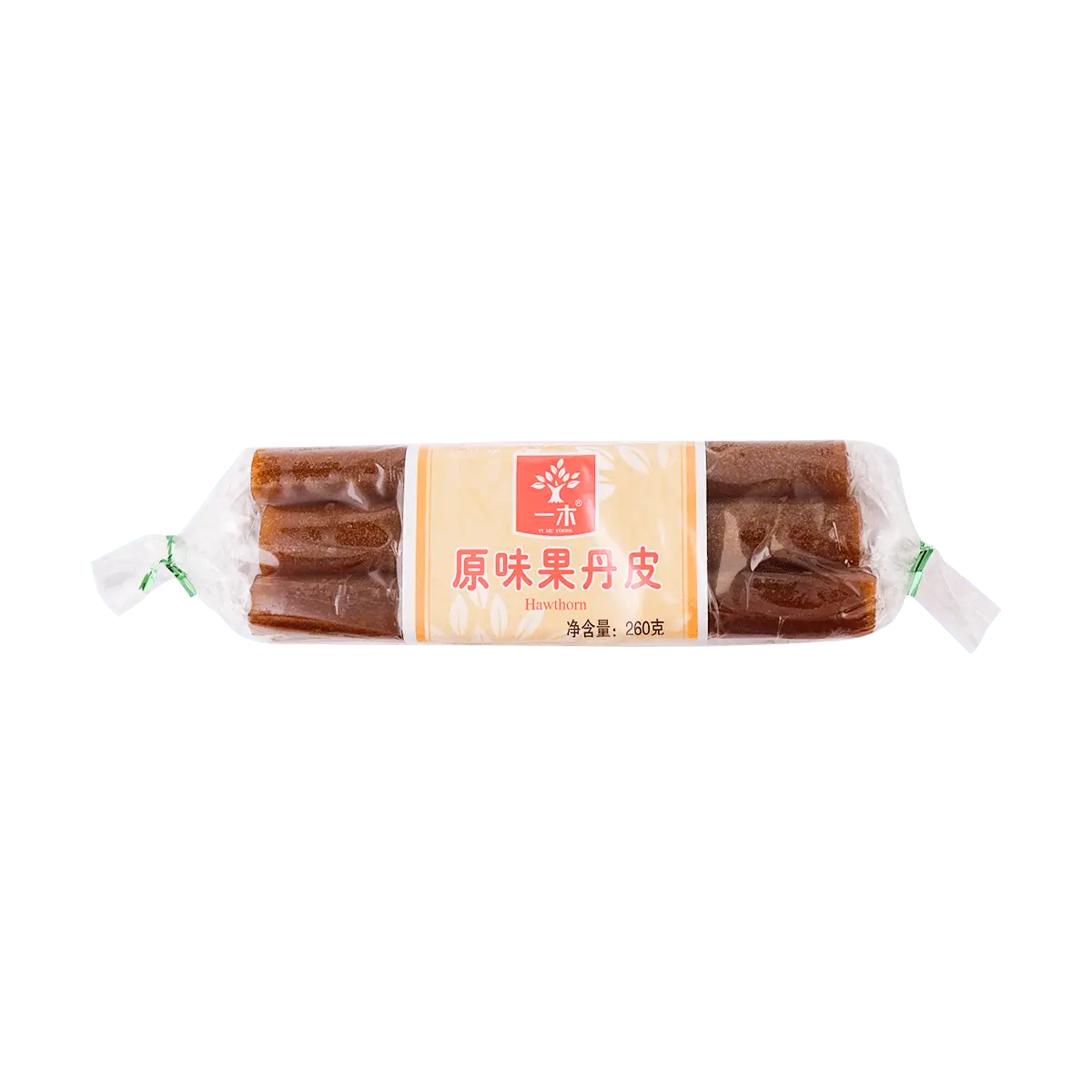 YIMU Fruit Leather Rolls 260g - Healthy Sweet Snack, Traditional Chinese Hawthorn Candy