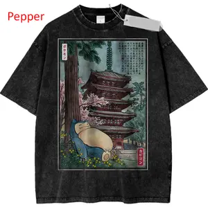 Snorlax Shirt, PKM Shirt, Anime Shirt, Vintage Tee, Menswear Womenswear Top Underwear Tshirt