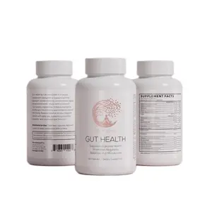 Gut Health - Gas and Bloating Relief, Constipation, Leaky Gut Repair -Gut Cleanse & Restore Digestion -Regulate Bowel Movement 60 Capsules gut support