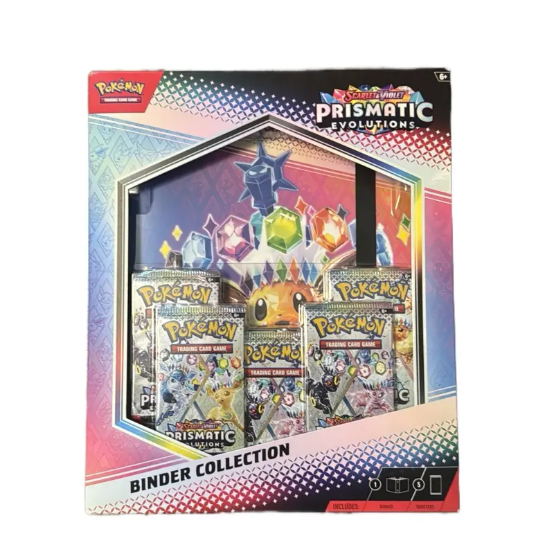 pokemon trading card game prismatic evolutions binder collection Pokemon TCG Prismatic Evolutions Binder Collection main image 1