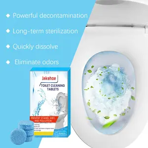 Jakehoe Household Toilet Cleaning Pack – Drop-In Cubes for Stain, Odor & Limescale Removal