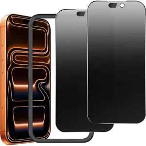 2 Pack Matte  Screen Protector for  17 Pro 6.3",Anti-Glare Anti-Spy Scratch Resistant Tempered Glass Film,Smooth Responsive Touch Anti-Scratch Glass,Easy to Install