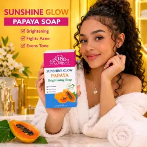 SUNSHINE GLOW PAPAYA BRIGHTENING SOAP.