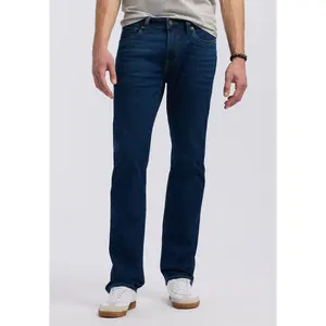 Straight Six Men's Jeans, Authentic Worked Indigo - BM26080