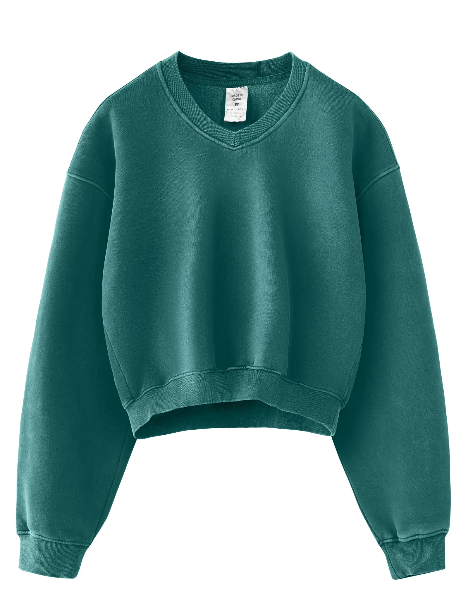 Hatant hoodie Cozy up in Vintage Style with our Y2K Acid Wash Fleece V-Neck - Soft Fabric Women Sweatshirt , Athletic Fit, and Dark Gray Solid Color Hoodies  - Perfect for After-Workout Relaxation