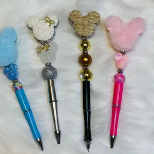 Beadable Pen With Mouse Topper