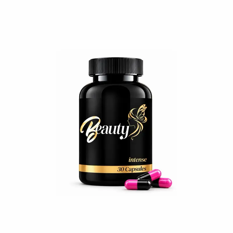 Beauty GREEN, PINK OR BOTH | Daily Beauty Support Capsules | Hair, Skin & Nails Formula (30 Capsules) Supplement Edible