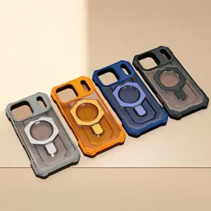 Compatible with IP17 Pro Max Phone Case Explorer Magnetic Stand Series Hardcore Military Shockproof IP17 / IP16 Pro Max