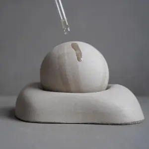 Passive Essential Oil Diffuser, Aromatherapy Ball, Concrete Dome Diffuser, Cement Decor, Fragrance Air Freshener, Diffusing Stone, Japandi