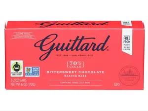 Guittard, Bar Chocolate Baking Bittersweet, 2 Ounce, 3 Pack