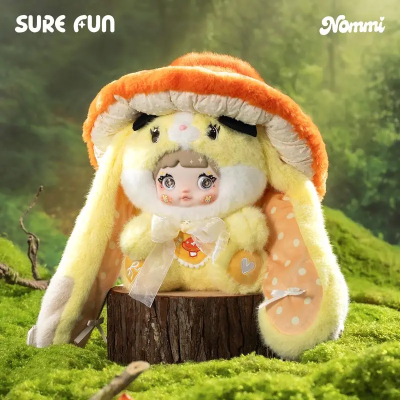 Nommi 400% Series Mushroom Hat Plush Stuffed Toy - Plush Material