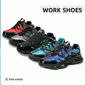 Steel Toe Shoes for Men Indestructible Work Shoes Lightweight Steel Toe Sneakers Women Puncture Proof Non Slip Composite Toe Safety Zapatos