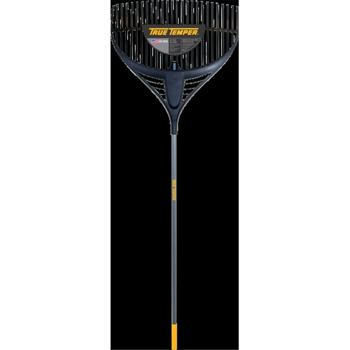 True Temper 2919200 64 in. Collector Series Poly Leaf Rake with 26 in. Steel Handle