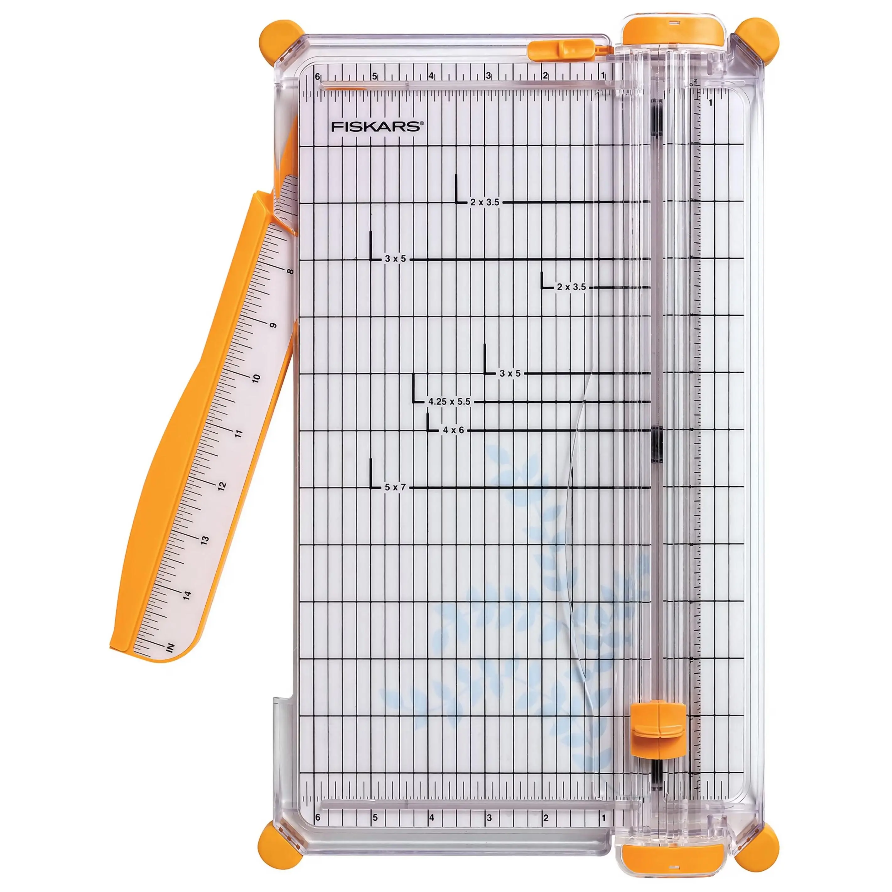 Fiskars SureCut™ Deluxe Craft Paper Trimmer - 12” Cut Length - Craft Paper Cutter with Grid Lines (152490-1006)