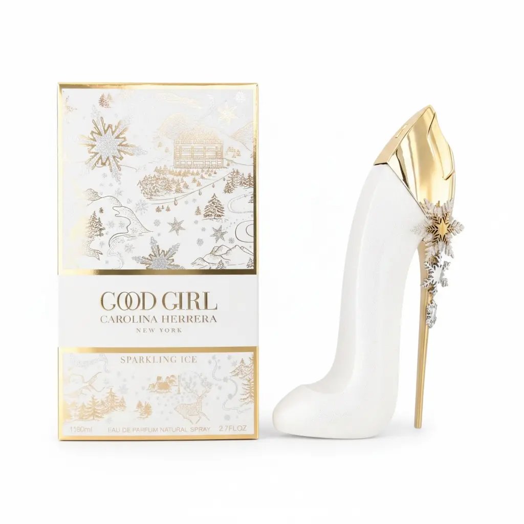 Carolina Herrera Good Girl Sparkling Ice Collector's Edition Eau de Parfum for Adults, Long-Lasting Floral Fragrance with Citrus & Vanilla Notes, Jasmine, Long-Lasting Finish, 80Ml, Edp, Sparkling Floral, Vanilla & Tonka, Floral Scent Perfume, Edp Fragran