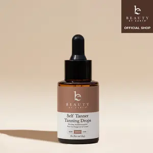 Beauty by Earth Self Tanner Drops - Best Customizable Taning Drops for Face & Body, Golden Natural Bronzed Sunless Glow, Made in USA, Cruelty-Free for All Skin Types