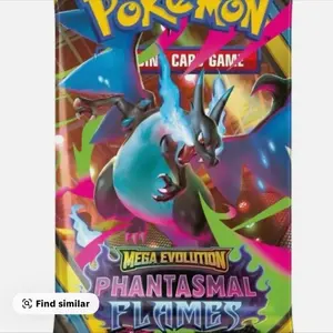 Pokemon Trading Cards Mega Evolution Phantasmal Flames TCG Game Collectible Cards