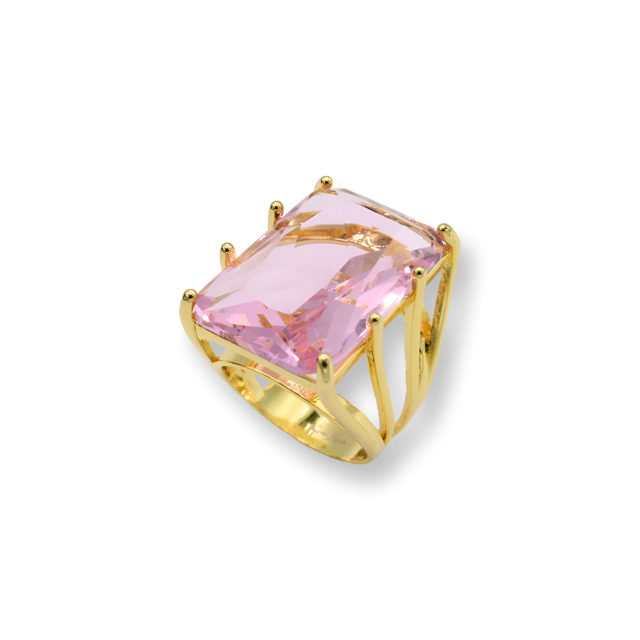 Explicit Pink Ring -Brass