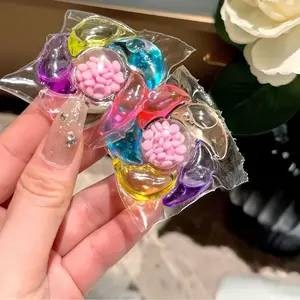 10/30/60/90pcs Laundry Detergent Balls, Laundry Pods, Softening Fabric, Fresh Scent, Low Foam Easy Wash, Portable Home Travel Use