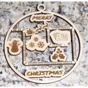 Small 19 Hand Cribbage Board Ornament